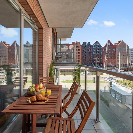Waterlane Riverside - Spa, Pool, Gym & Parking By Downtown Apartments Gdańsk Buitenkant foto