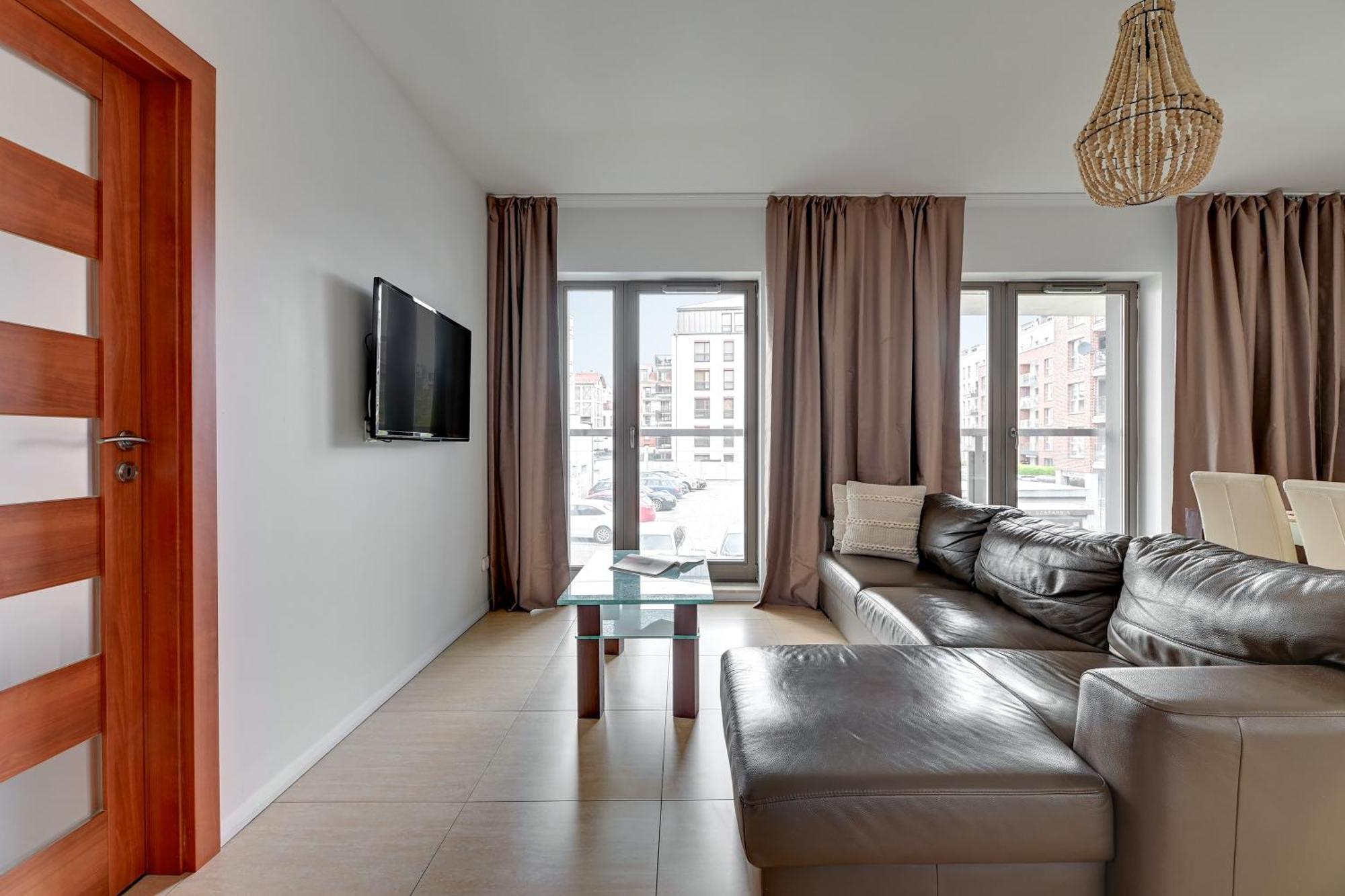 Waterlane Riverside - Spa, Pool, Gym & Parking By Downtown Apartments Gdańsk Buitenkant foto