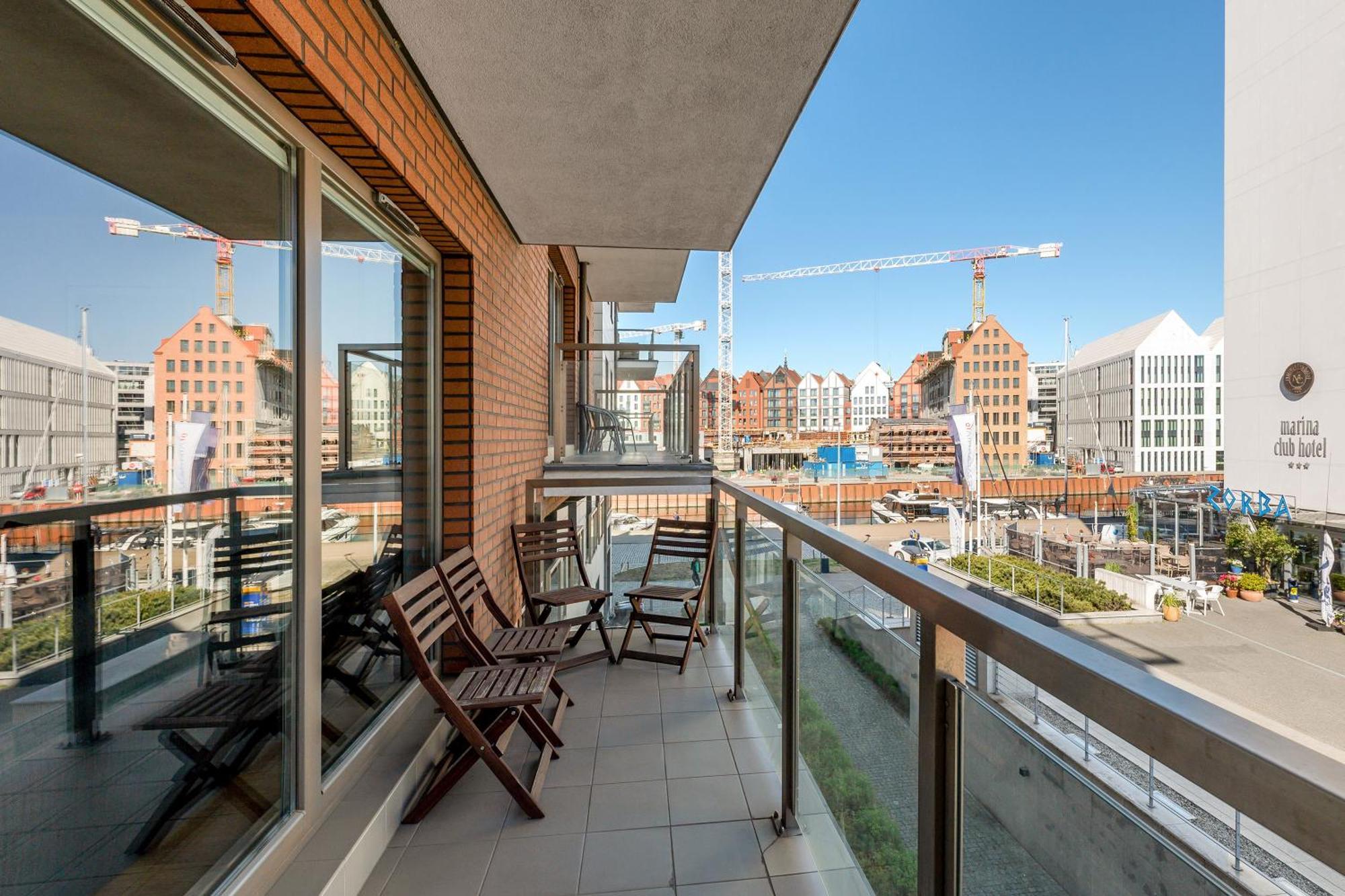 Waterlane Riverside - Spa, Pool, Gym & Parking By Downtown Apartments Gdańsk Kamer foto