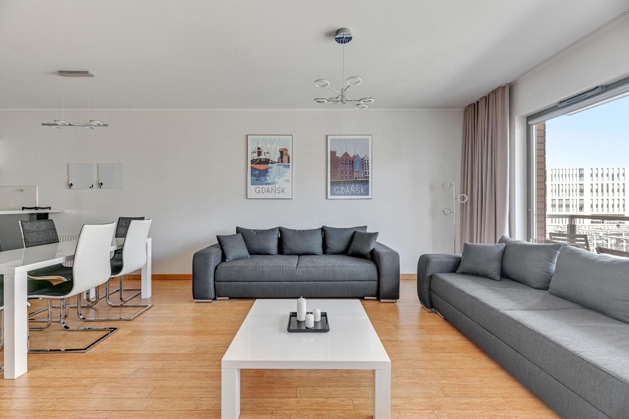Waterlane Riverside - Spa, Pool, Gym & Parking By Downtown Apartments Gdańsk Kamer foto