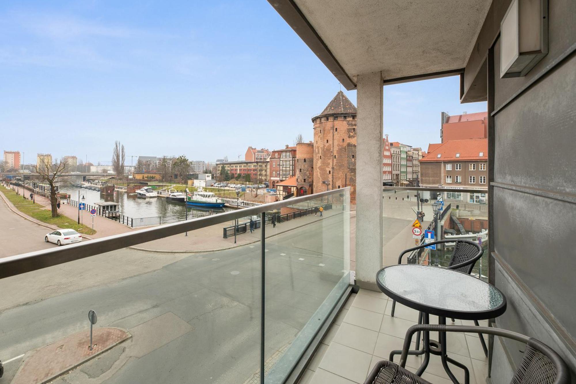 Waterlane Riverside - Spa, Pool, Gym & Parking By Downtown Apartments Gdańsk Kamer foto