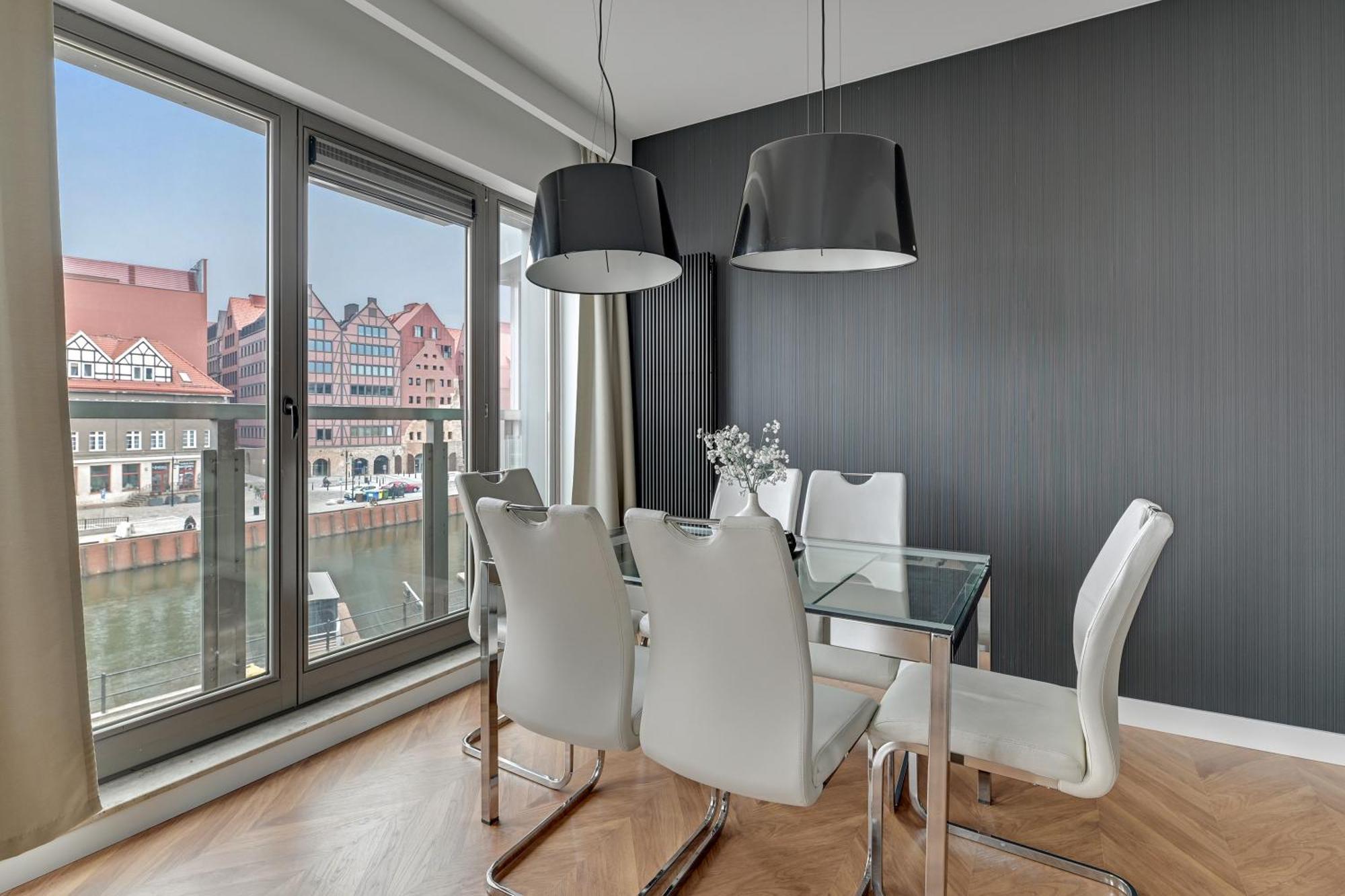 Waterlane Riverside - Spa, Pool, Gym & Parking By Downtown Apartments Gdańsk Buitenkant foto