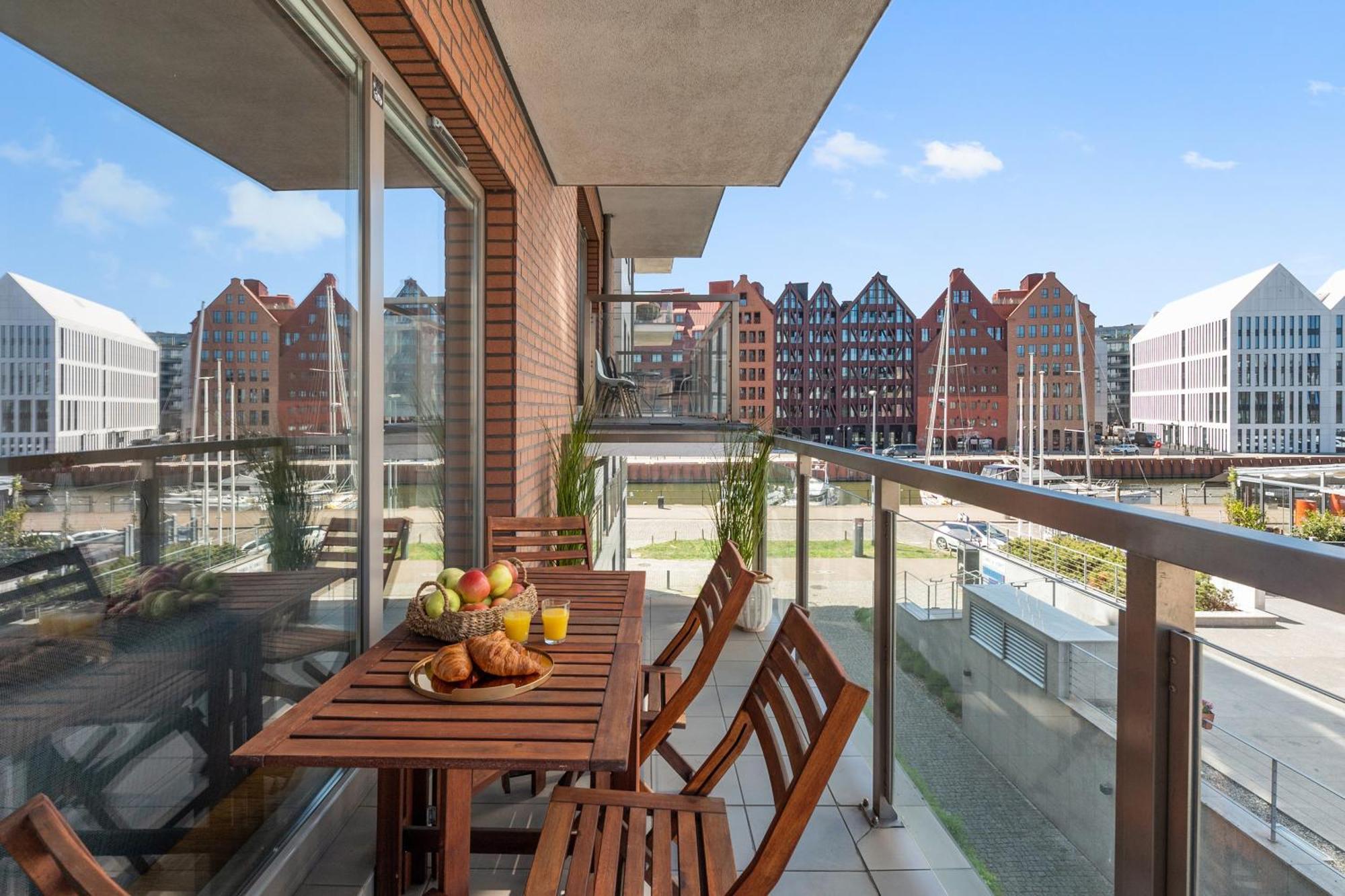 Waterlane Riverside - Spa, Pool, Gym & Parking By Downtown Apartments Gdańsk Buitenkant foto