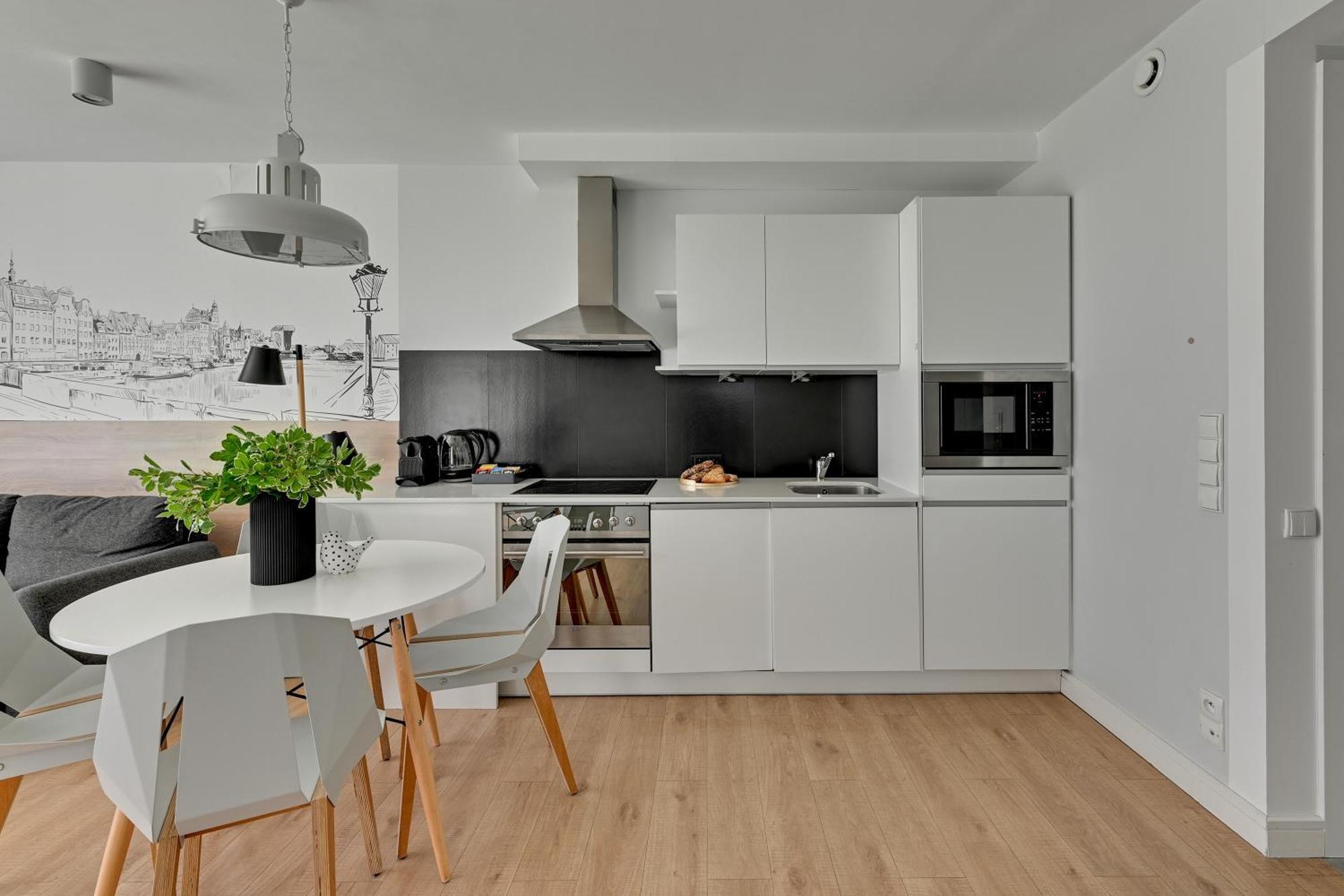 Waterlane Riverside - Spa, Pool, Gym & Parking By Downtown Apartments Gdańsk Kamer foto