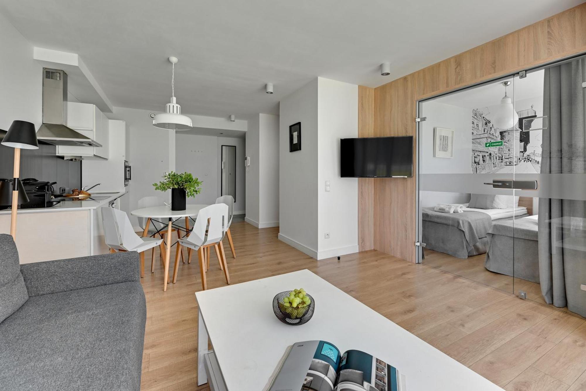 Waterlane Riverside - Spa, Pool, Gym & Parking By Downtown Apartments Gdańsk Buitenkant foto