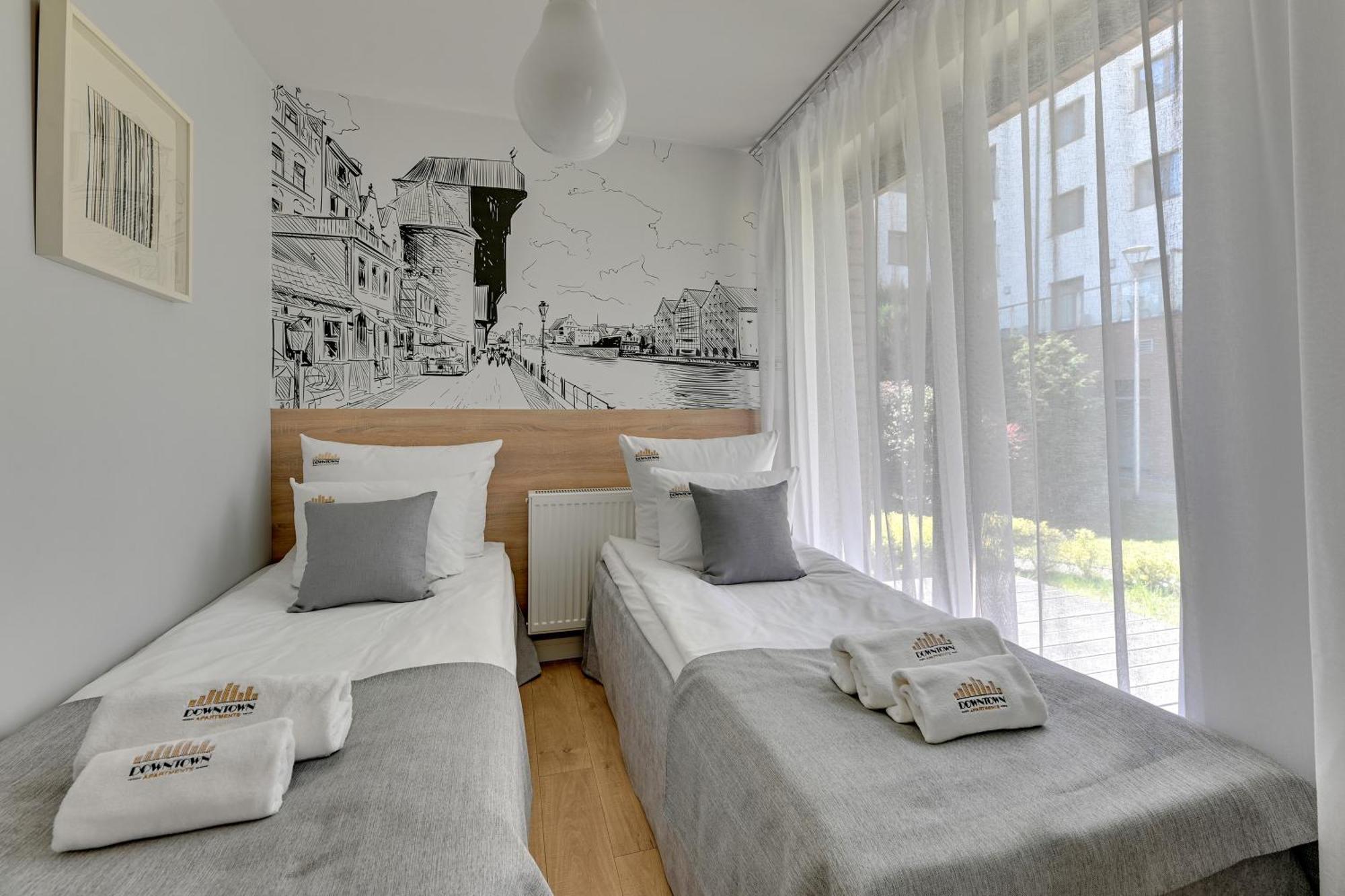 Waterlane Riverside - Spa, Pool, Gym & Parking By Downtown Apartments Gdańsk Kamer foto